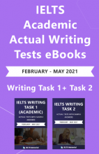 کتاب آیلتس آکادمیک رایتینگ اکچوال IELTS (Academic) Writing Actual Tests eBook Combo (Feb-May 2021) (Task 1+ Task